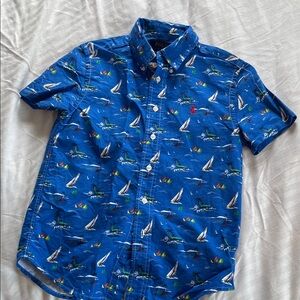 Polo by Ralph Lauren Nautical Blue Kids Shirt